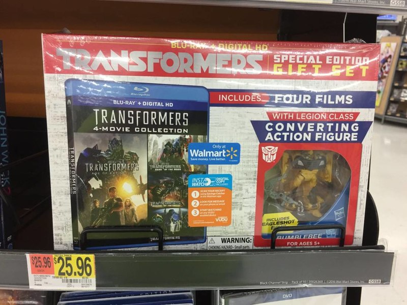 Transformers Movie Blu Ray Walmart Exclusive Set With Bonus